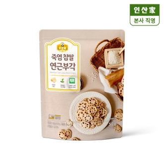 죽염 찹쌀 연근부각 [6개세트]